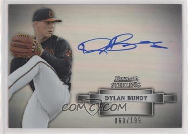 2012 Bowman Sterling - Prospect Autographs - Refractor #BSAP-DB - Dylan Bundy /199