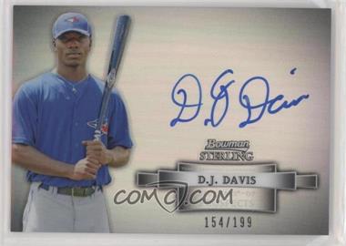 2012 Bowman Sterling - Prospect Autographs - Refractor #BSAP-DDA - D.J. Davis /199 [EX to NM]