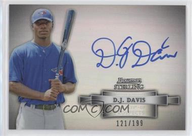 2012 Bowman Sterling - Prospect Autographs - Refractor #BSAP-DDA - D.J. Davis /199