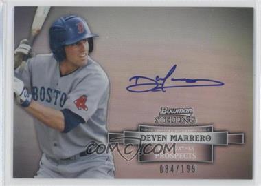 2012 Bowman Sterling - Prospect Autographs - Refractor #BSAP-DM - Deven Marrero /199