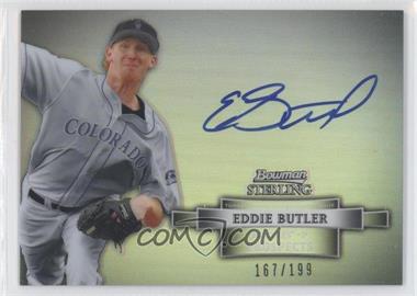 2012 Bowman Sterling - Prospect Autographs - Refractor #BSAP-EB - Eddie Butler /199