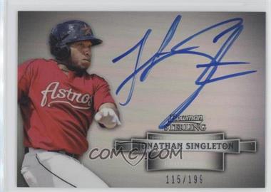 2012 Bowman Sterling - Prospect Autographs - Refractor #BSAP-JS - Jonathan Singleton /199