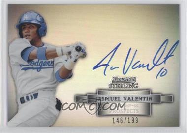 2012 Bowman Sterling - Prospect Autographs - Refractor #BSAP-JV - Jesmuel Valentin /199