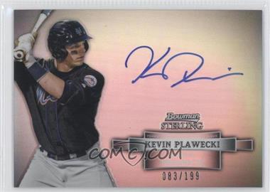 2012 Bowman Sterling - Prospect Autographs - Refractor #BSAP-KP - Kevin Plawecki /199