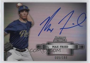 2012 Bowman Sterling - Prospect Autographs - Refractor #BSAP-MF - Max Fried /199