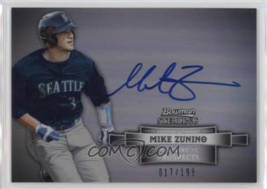 2012 Bowman Sterling - Prospect Autographs - Refractor #BSAP-MZ - Mike Zunino /199