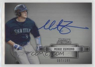 2012 Bowman Sterling - Prospect Autographs - Refractor #BSAP-MZ - Mike Zunino /199