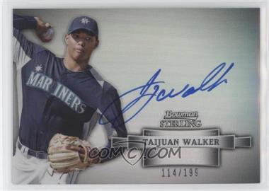 2012 Bowman Sterling - Prospect Autographs - Refractor #BSAP-TW - Taijuan Walker /199 [EX to NM]