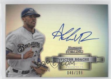 2012 Bowman Sterling - Prospect Autographs - Refractor #BSAP-VR - Victor Roache /199