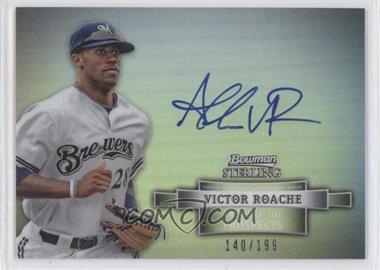 2012 Bowman Sterling - Prospect Autographs - Refractor #BSAP-VR - Victor Roache /199