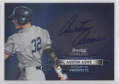 2012 Bowman Sterling - Prospect Autographs #BSAP-AAU - Austin Aune