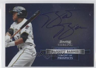 2012 Bowman Sterling - Prospect Autographs #BSAP-BB - Barrett Barnes