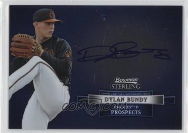 2012 Bowman Sterling - Prospect Autographs #BSAP-DB - Dylan Bundy