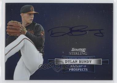 2012 Bowman Sterling - Prospect Autographs #BSAP-DB - Dylan Bundy