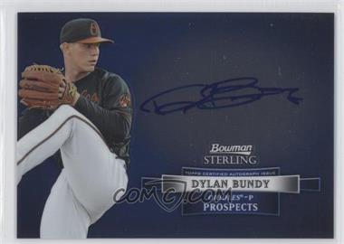 2012 Bowman Sterling - Prospect Autographs #BSAP-DB - Dylan Bundy