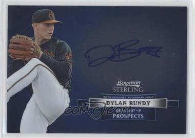 2012 Bowman Sterling - Prospect Autographs #BSAP-DB - Dylan Bundy