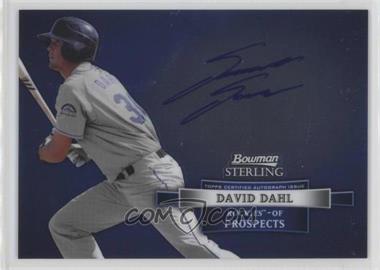 2012 Bowman Sterling - Prospect Autographs #BSAP-DD - David Dahl