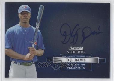 2012 Bowman Sterling - Prospect Autographs #BSAP-DDA - D.J. Davis