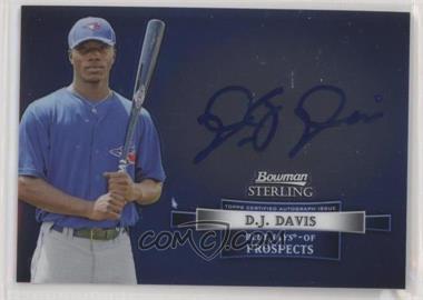 2012 Bowman Sterling - Prospect Autographs #BSAP-DDA - D.J. Davis [EX to NM]