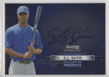 2012 Bowman Sterling - Prospect Autographs #BSAP-DDA - D.J. Davis