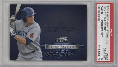 2012 Bowman Sterling - Prospect Autographs #BSAP-DM - Deven Marrero [PSA 10 GEM MT]