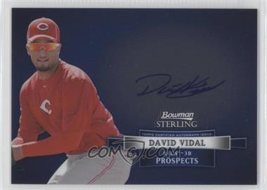 2012 Bowman Sterling - Prospect Autographs #BSAP-DV - David Vidal