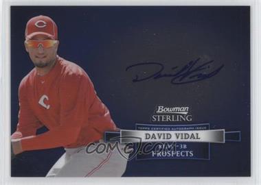 2012 Bowman Sterling - Prospect Autographs #BSAP-DV - David Vidal