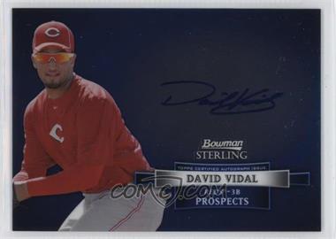 2012 Bowman Sterling - Prospect Autographs #BSAP-DV - David Vidal