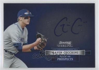 2012 Bowman Sterling - Prospect Autographs #BSAP-GC - Gavin Cecchini