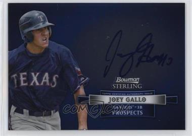 2012 Bowman Sterling - Prospect Autographs #BSAP-JGA - Joey Gallo