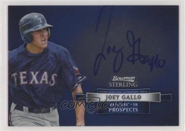 2012 Bowman Sterling - Prospect Autographs #BSAP-JGA - Joey Gallo