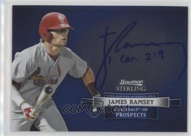 2012 Bowman Sterling - Prospect Autographs #BSAP-JR - James Ramsey