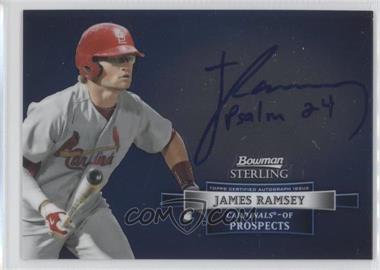 2012 Bowman Sterling - Prospect Autographs #BSAP-JR - James Ramsey