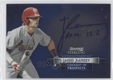 2012 Bowman Sterling - Prospect Autographs #BSAP-JR - James Ramsey