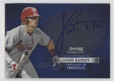 2012 Bowman Sterling - Prospect Autographs #BSAP-JR - James Ramsey