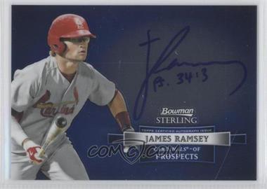 2012 Bowman Sterling - Prospect Autographs #BSAP-JR - James Ramsey