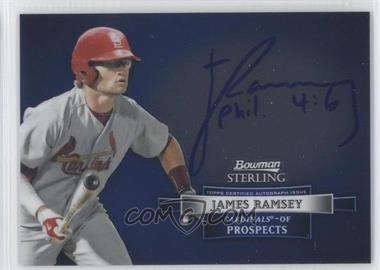 2012 Bowman Sterling - Prospect Autographs #BSAP-JR - James Ramsey