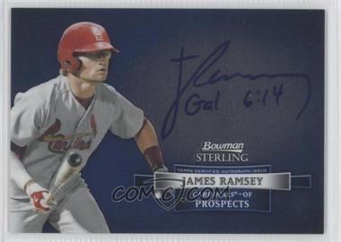 2012 Bowman Sterling - Prospect Autographs #BSAP-JR - James Ramsey