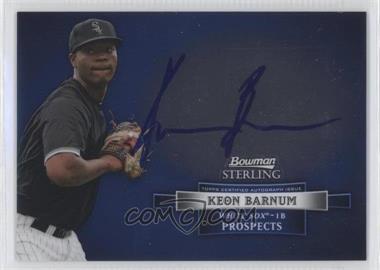 2012 Bowman Sterling - Prospect Autographs #BSAP-KB - Keon Barnum