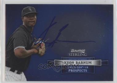 2012 Bowman Sterling - Prospect Autographs #BSAP-KB - Keon Barnum