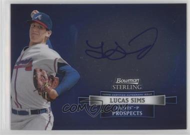 2012 Bowman Sterling - Prospect Autographs #BSAP-LS - Lucas Sims