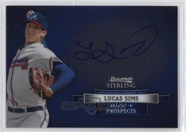 2012 Bowman Sterling - Prospect Autographs #BSAP-LS - Lucas Sims