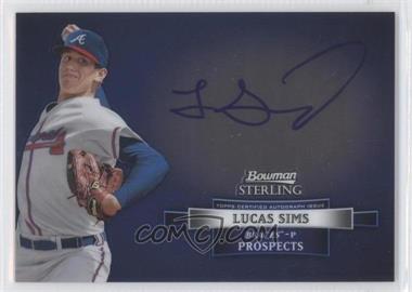 2012 Bowman Sterling - Prospect Autographs #BSAP-LS - Lucas Sims