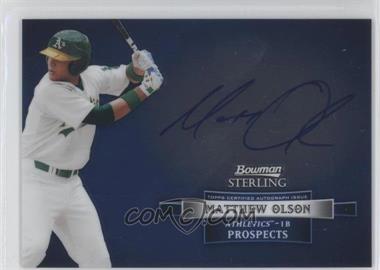2012 Bowman Sterling - Prospect Autographs #BSAP-MO - Matthew Olson