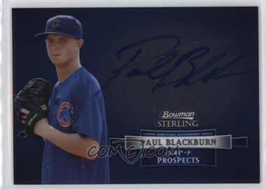 2012 Bowman Sterling - Prospect Autographs #BSAP-PB - Paul Blackburn