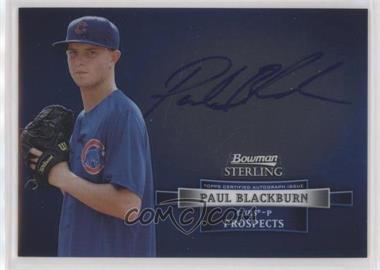 2012 Bowman Sterling - Prospect Autographs #BSAP-PB - Paul Blackburn