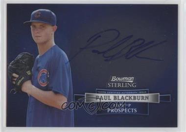 2012 Bowman Sterling - Prospect Autographs #BSAP-PB - Paul Blackburn