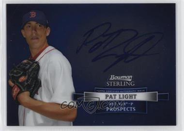 2012 Bowman Sterling - Prospect Autographs #BSAP-PL - Pat Light
