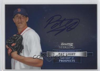 2012 Bowman Sterling - Prospect Autographs #BSAP-PL - Pat Light