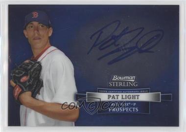 2012 Bowman Sterling - Prospect Autographs #BSAP-PL - Pat Light